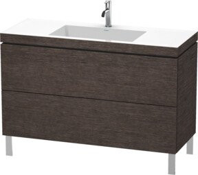 Duravit Waschtischunterschrank L-Cube c-bonded mit 2 Auszügen, Breite: 120 cm, Tiefe: 48 cm, Höhe: 69,8 cm - Bild 1