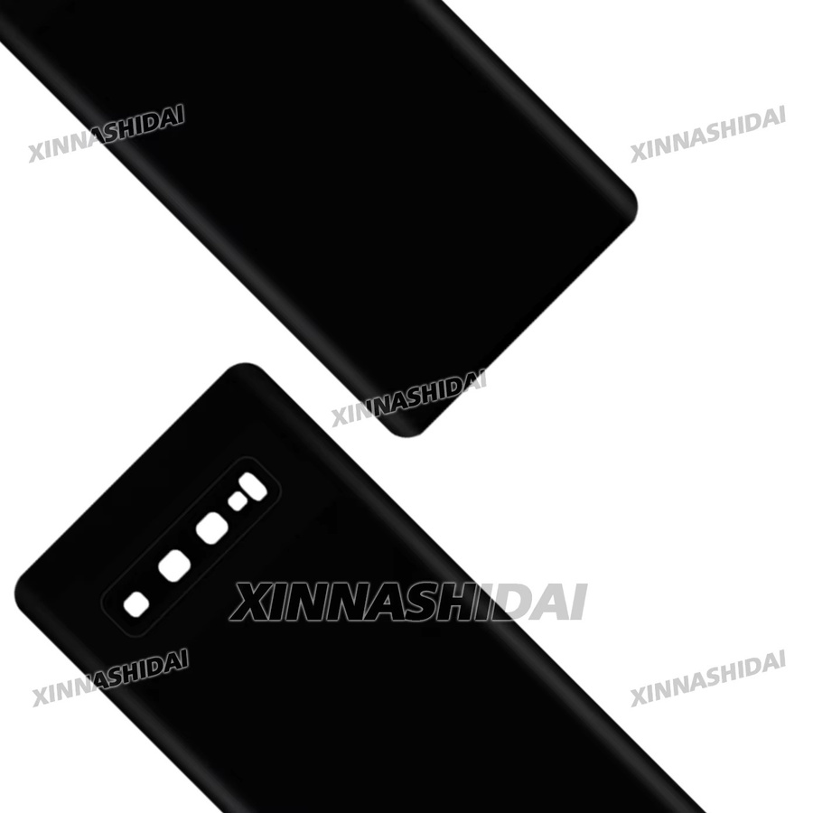 Samsung Galaxy S10 Plus Ersatzteil: Rückseitige Akkuabdeckung mit Seitenknöpfen in Schwarz - Bild 2