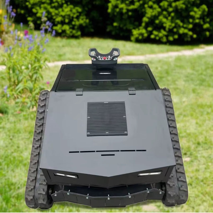 Zonawell Antistall Mähroboter in Schwarz mit selbstaufladendem Akku für Sportplatzrasenflächen bis 3800 m2 - Bild 2