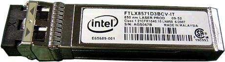 Dell SFP+ Transceiver-Modul 10 GigE 10GBase-SR in Silber - Bild 1