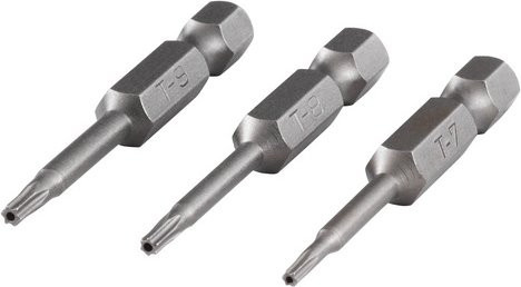 Wolfcraft Schraubendreherklinge 1260000 mit 1/4 Zoll Sechskant in Silber - Bild 1