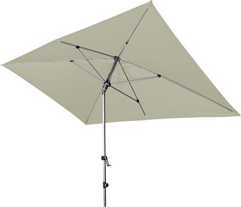 DOPPLER Sonnenschirm Expert abknickbar grau mit Sonnenschutzfaktor 80+ - Bild 1