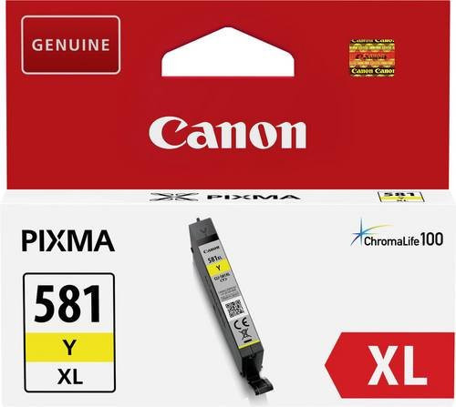 Original Canon Tintenpatrone CLI-581XL Y Gelb für Inkjet-Drucker - Bild 1