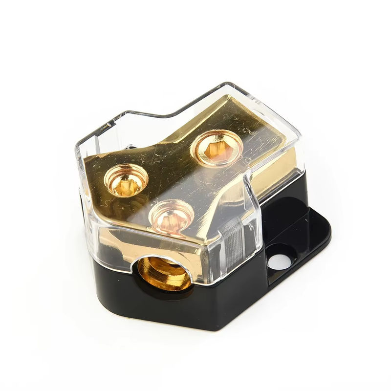 2-Wege-Stromverteilerblock Power/Ground Splitter für Car Audio Stereo Amp mit 0/2/4 Gauge Eingang und 2/4/8 Gauge Ausgang - Bild 5