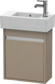 Duravit Waschtischunterschrank Ketho wandhängend in Beige mit Tür links B/T/H: 45 x 22,5 x 55 cm - Bild 1