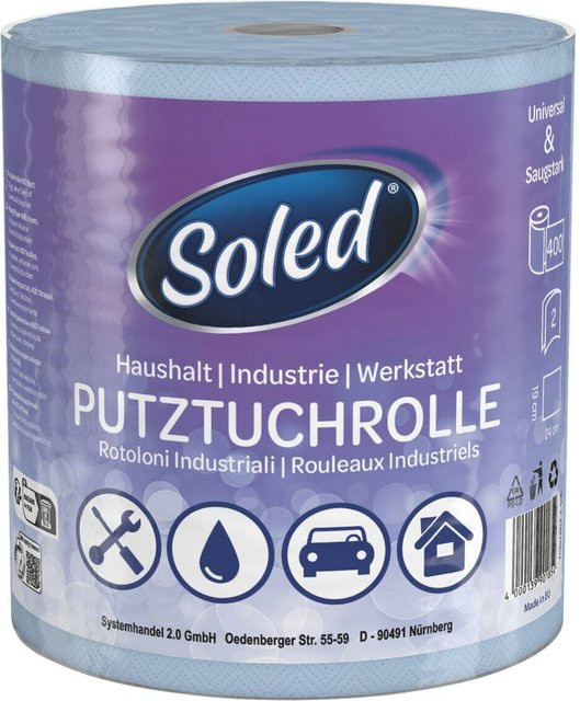 Soled Putztuchrolle in Blau - Bild 1