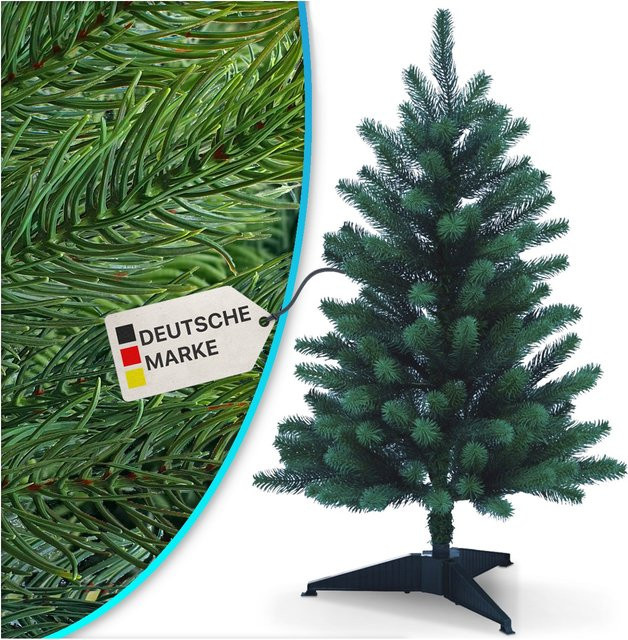 NYVI Xmas Premium Künstlicher Weihnachtsbaum aus Voll-PE in Grün, Höhe: 85 cm - Bild 1
