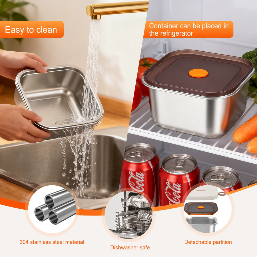 Jugacool Elektrische Heiz-Lunchbox mit 16000mAh Akku und 304 Edelstahl-Innenbehälter, Weiß, 800ml - Bild 4