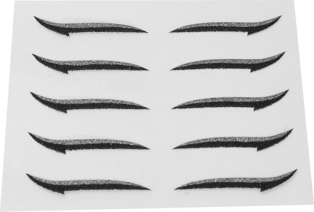 KaiSai Eyeliner-Sticker, Silber, Metallic, Wiederverwendbar, Unisex - Bild 1