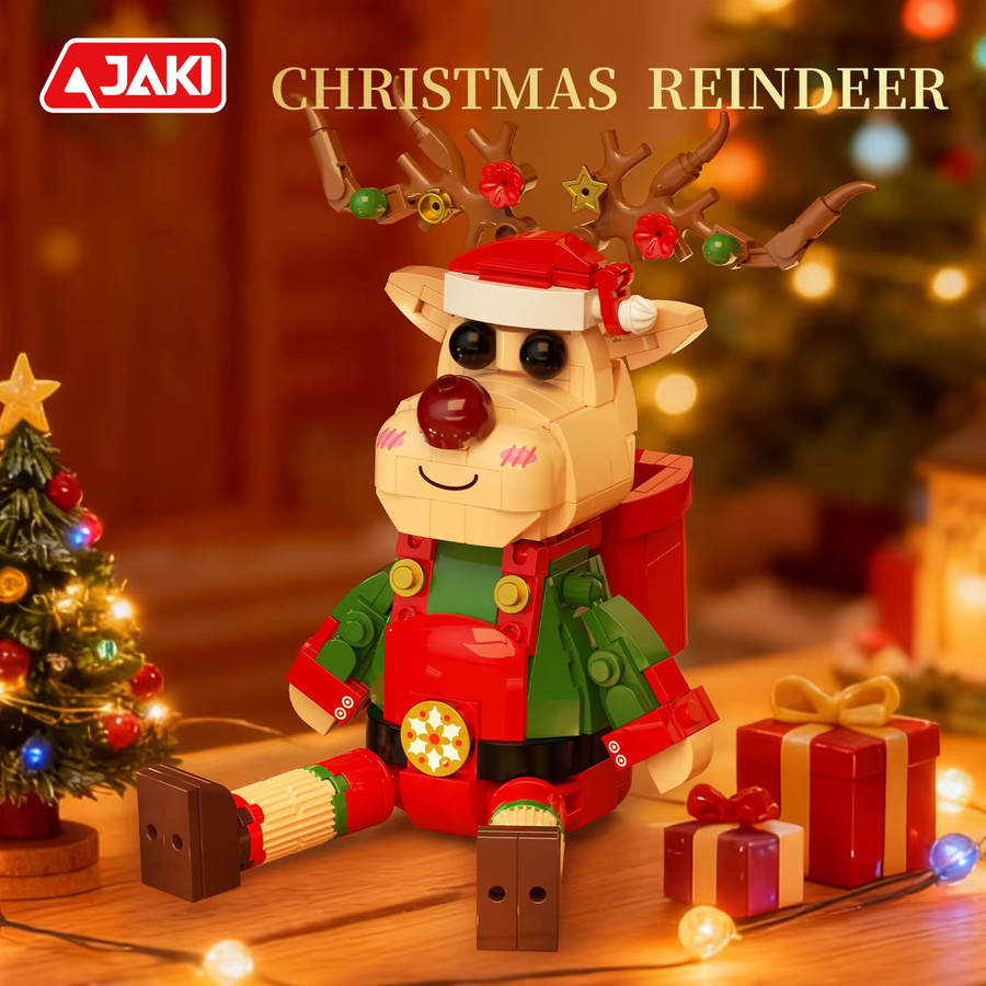 JAKI Weihnachten Rentier, Bausteine Set, Modell Montage Spielzeug - Bild 2