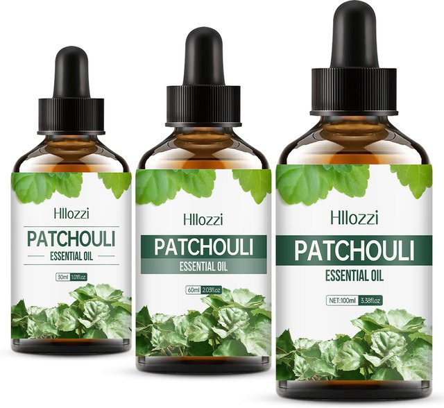 Hllozzi Patchouli ätherisches Öl, 30 ml, Unisex, holzig - Bild 1