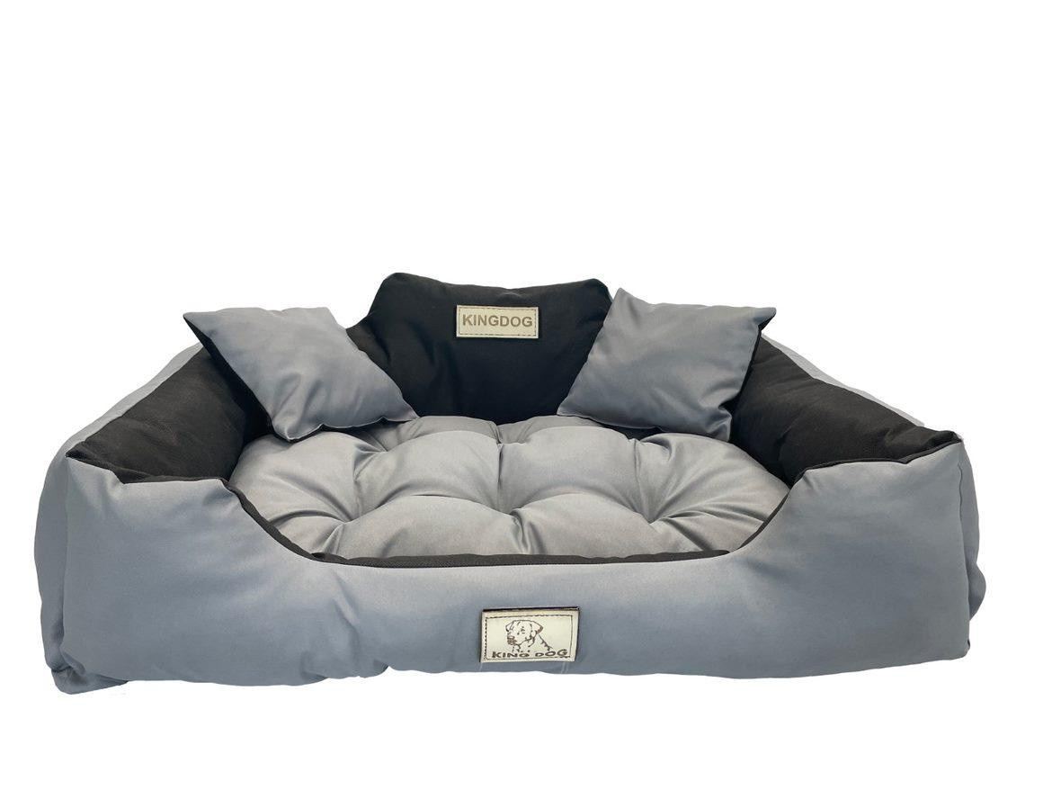 KINGDOG Hundebett Sofa in Braun, wasserdicht und langlebig - Bild 1