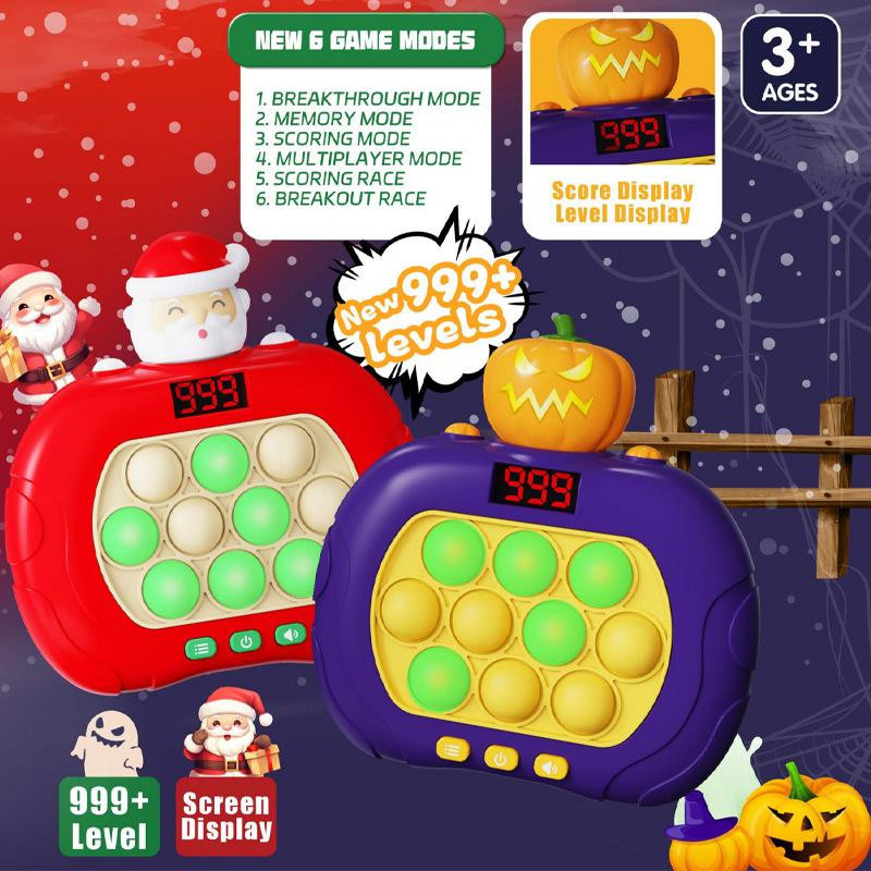Binchi Keji Travel, Elektronisches Pop-Quick-Push-Spielkonsolenspielzeug, mit LED-Anzeigebildschirm - Bild 5