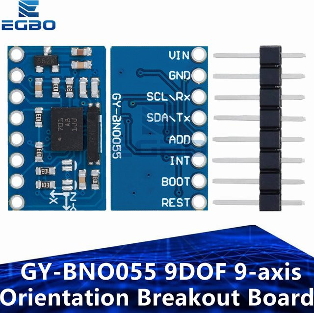 EGBO GY-BNO055 9-Achsen Sensor Modul mit absoluter Orientierung, Blau - Bild 1