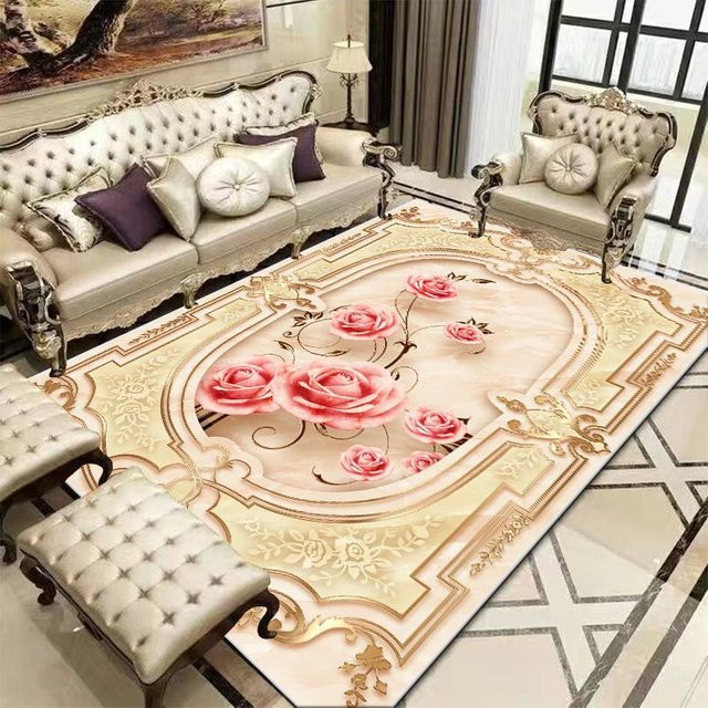 Karpetti Dekorationsteppich Modernes Design Floral Multicolour Waschbar B/B: 60 x 90 cm - Bild 1