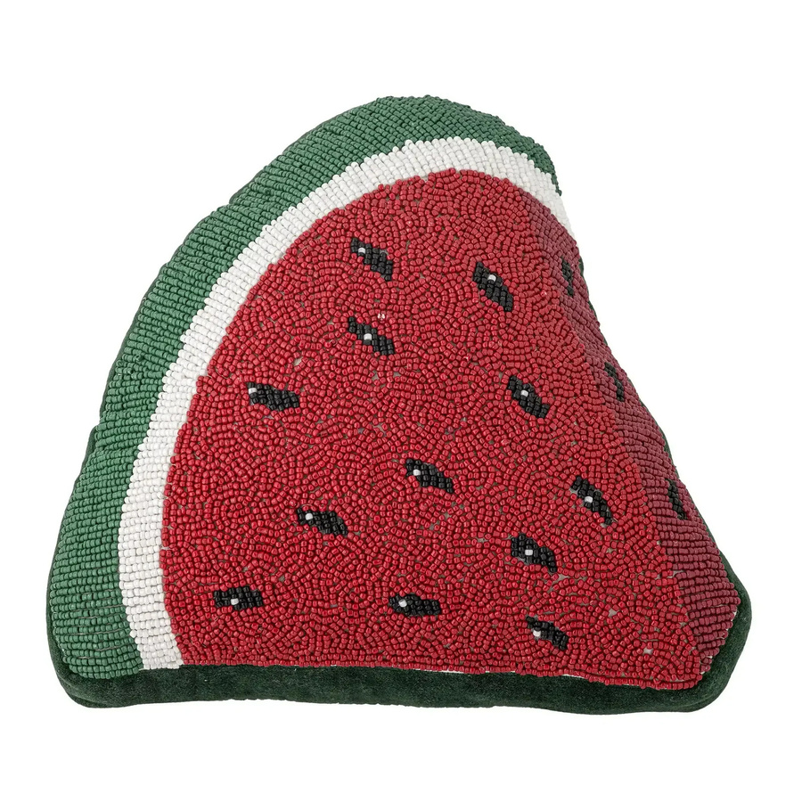 Bloomingville Kissen Senga aus Baumwolle in Rot, Breite: 30 cm, Höhe: 30 cm, Tiefe: 30 cm - Bild 1