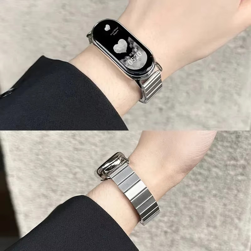 OAKCHARM Uhrenarmband Edelstahl, Silber, Unisex - Bild 3