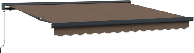 vidaXL Ausziehbare Markise in Taupe aus Polyester und Aluminium, B: 300 cm, T: 250 cm - Bild 1