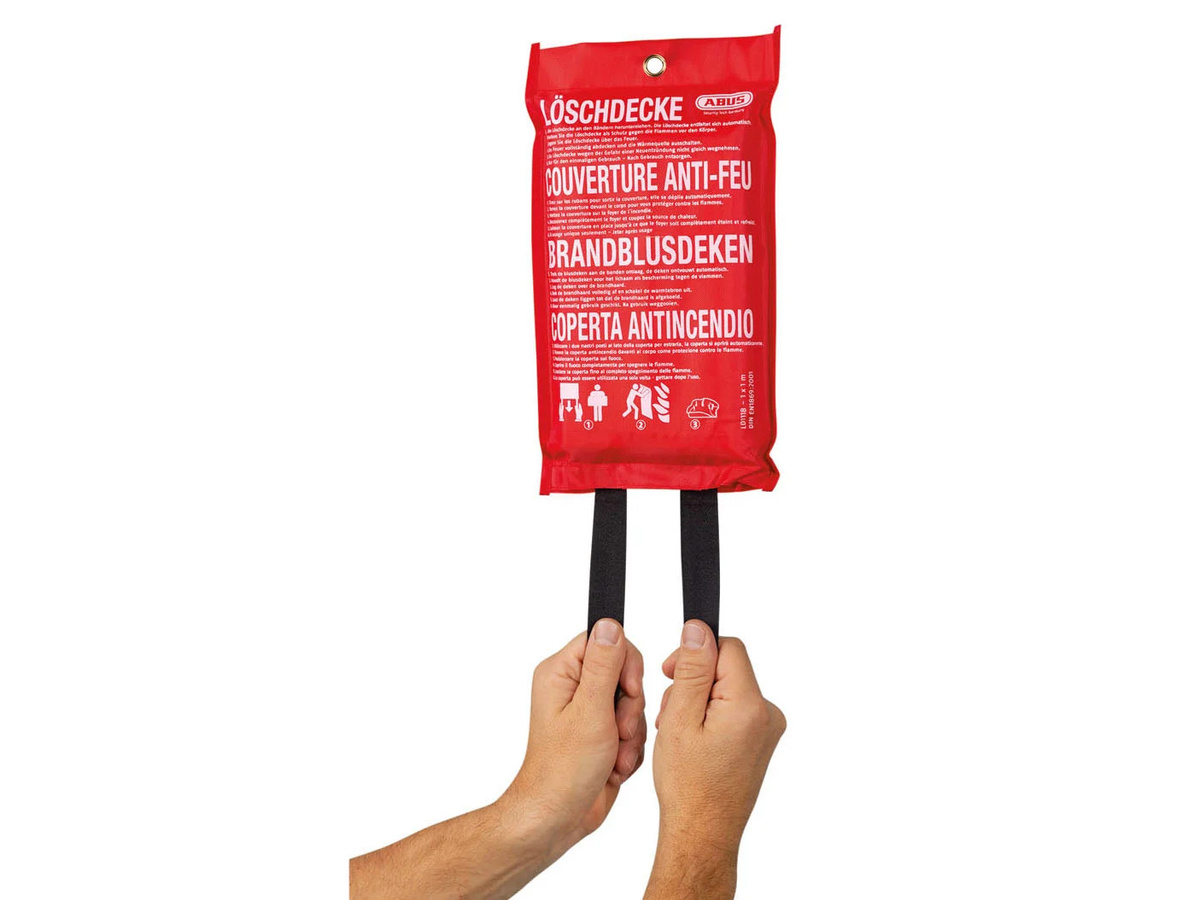 ABUS Feuerlöschdecke nach EN 1869 in Rot, B x B: 1 x 1 m - Bild 2