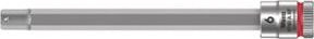 Wera Zyklop Bitnuss 8740 A HF mit 1/4 Zoll Antrieb und Haltefunktion für Innensechskantschrauben, Farbe: Silber - Bild 1