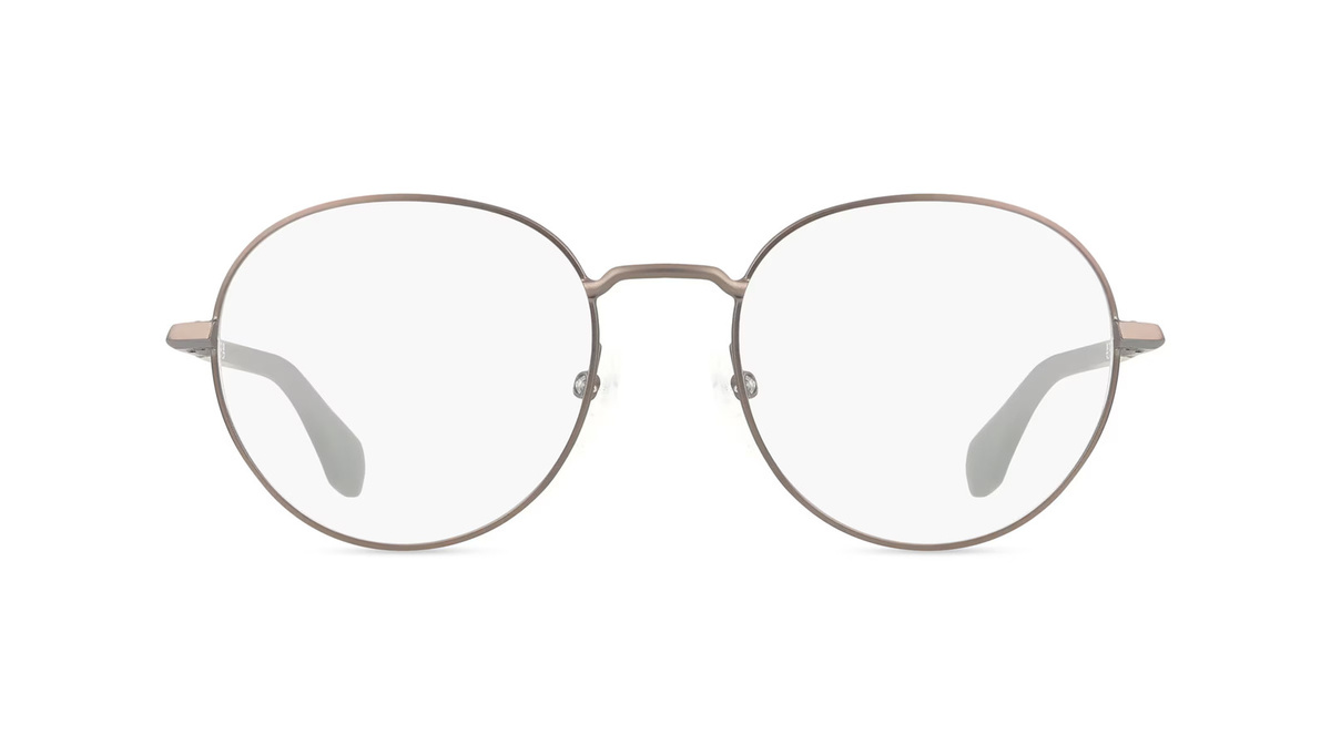 adidas Originals OR5090 Korrektionsbrille, Vollrand, Rund, Metall, Grau, Unisex - Bild 1