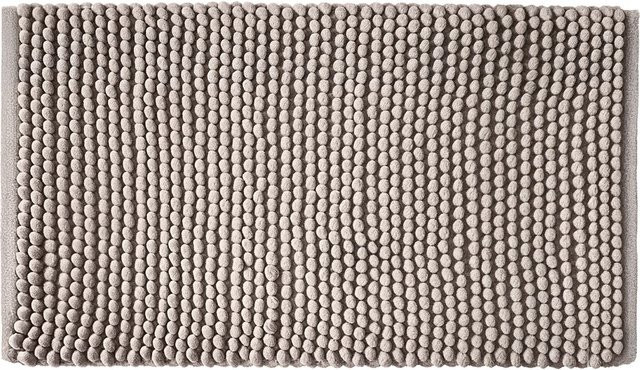 Badematte PUNTO UNO in Beige, rechteckig, aus Baumwolle und Polyester, B/T: 120 x 70 cm - Bild 1