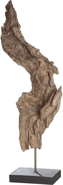 Gilde Skulptur Wurzel in Braun, Beige und Schwarz, Tischdeko im rustikalen Design, Höhe: 66,5 cm, Breite: 23 cm - Bild 1
