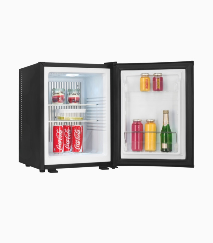 KB40-V-S-460F Getränkekühler schwarz mit Glastür und LED-Innenbeleuchtung - Bild 1