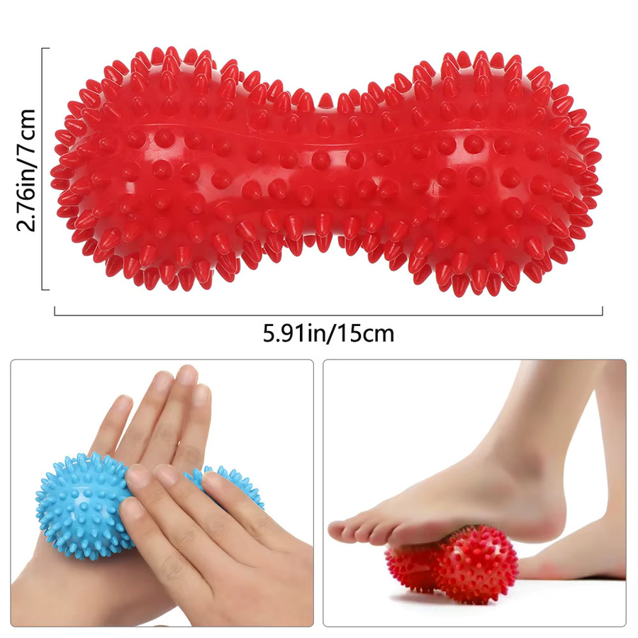 JOMMJO Erdnussball-Fußmassageball, stacheliger Massageball, Unisex - Bild 3