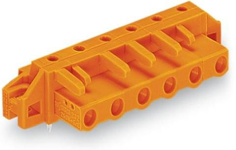 WAGO Buchsengehäuse-Platine 232 Polzahl, Farbe: orange, Rastermaß: 7.62 mm, 25 Stück - Bild 1