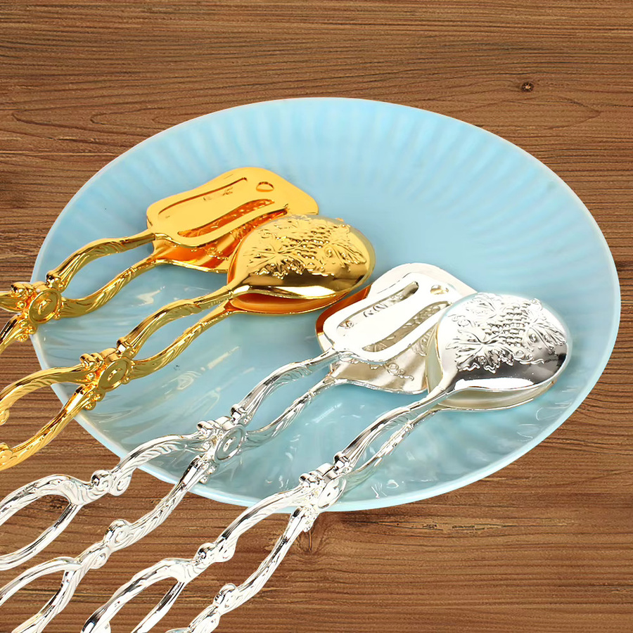 NICEYARD Salat-Gebäck-Klemme aus Metall in Gold im Vintage-Stil - Bild 2