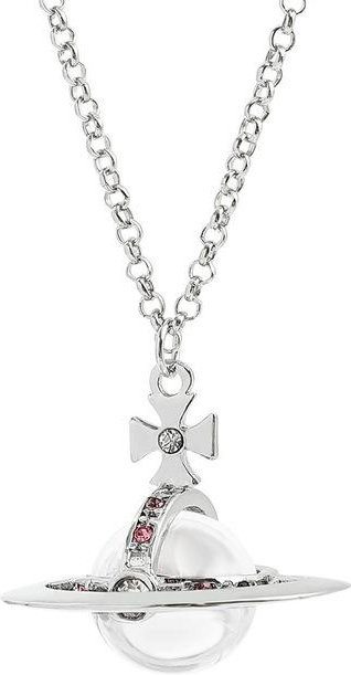Nehzy Halskette, 925 Sterlingsilber, Kristall Zirkon, Herz Anhänger, Damen, 45cm - Bild 1