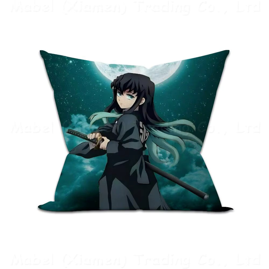 Beast Kingdom Muichiro Tokito Anime Vintage Kissenbezug, Mehrfarbig, B/T: 45 x 45 cm - Bild 7