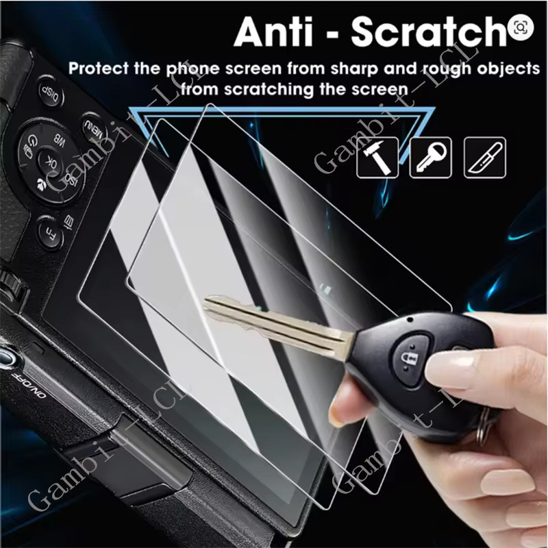 Nikon LCD-Bildschirmschutzfolie aus gehärtetem Glas in Transparent für D4S D5 D500 D600 D610 D7100 D7200 D750 D780 D800 D800E D810 D850 Kameras - Bild 3