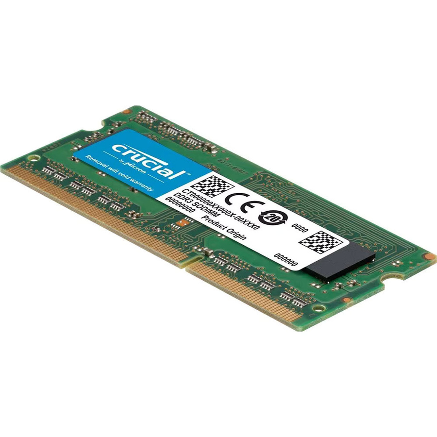 Crucial DDR3 DDR3L Laptop SODIMM Arbeitsspeicher für Notebook, Farbe: grün - Bild 2