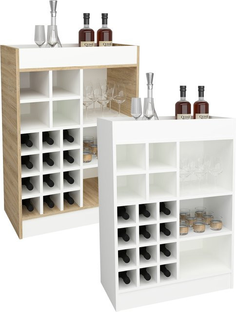 VCM Weinschrank Küchenregal H x B x T: 100 x 70 x 38 cm - Bild 1
