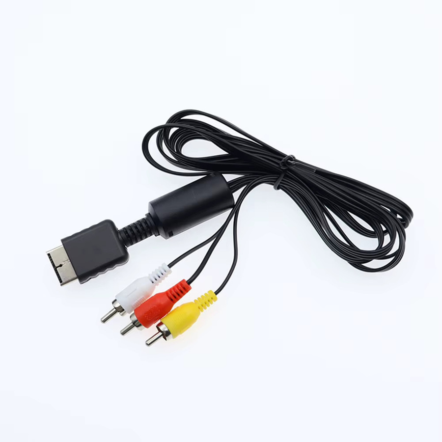 TingDong RCA AV-Verbundkabel für PS2 und PS3 Konsolen, Länge: 1,8 m - Bild 4