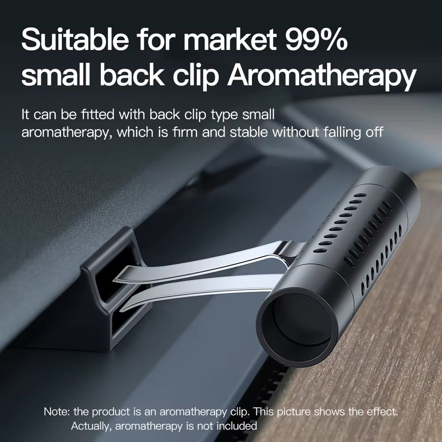 YZ Aromatherapie Clip für Tesla Modell Y 2021-2024, Luftauslass-Zubehör für das elektrische Auto, Schwarz - Bild 2