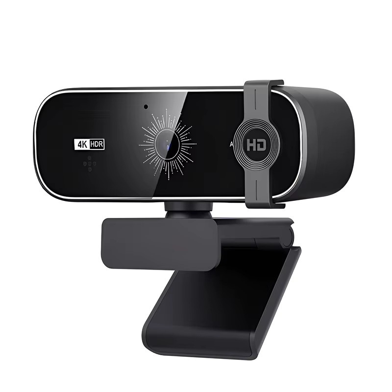 EOENKK 4K UHD Webcam in Schwarz mit Autofokus, Mikrofon, Fernbedienung und Sichtschutzabdeckung für PC und Laptop - Bild 6