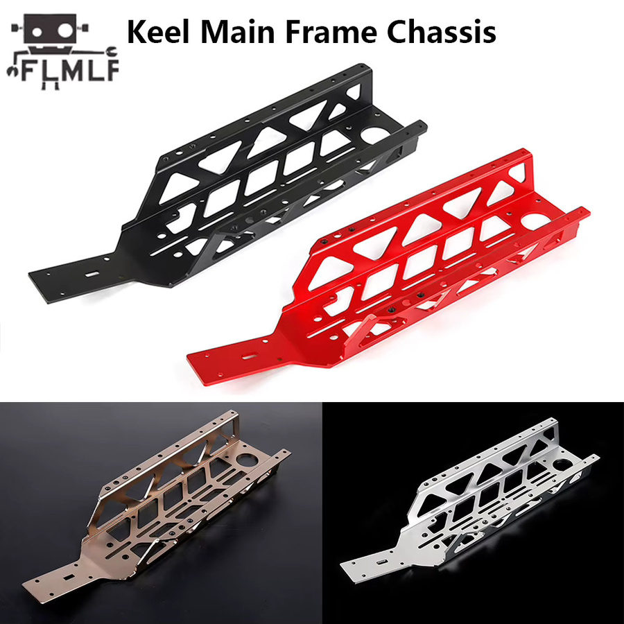 FLMLF Rc Auto Motoren Metall Hauptrahmen Chassis, Orange - Bild 3