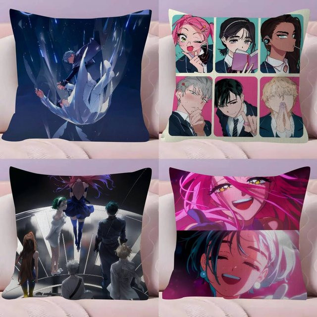 Rastar Anime A-Alien Stage Kissenbezug im Country-House-Stil, quadratisch, B/T/H: 30 x 30 x 3 cm - Bild 1