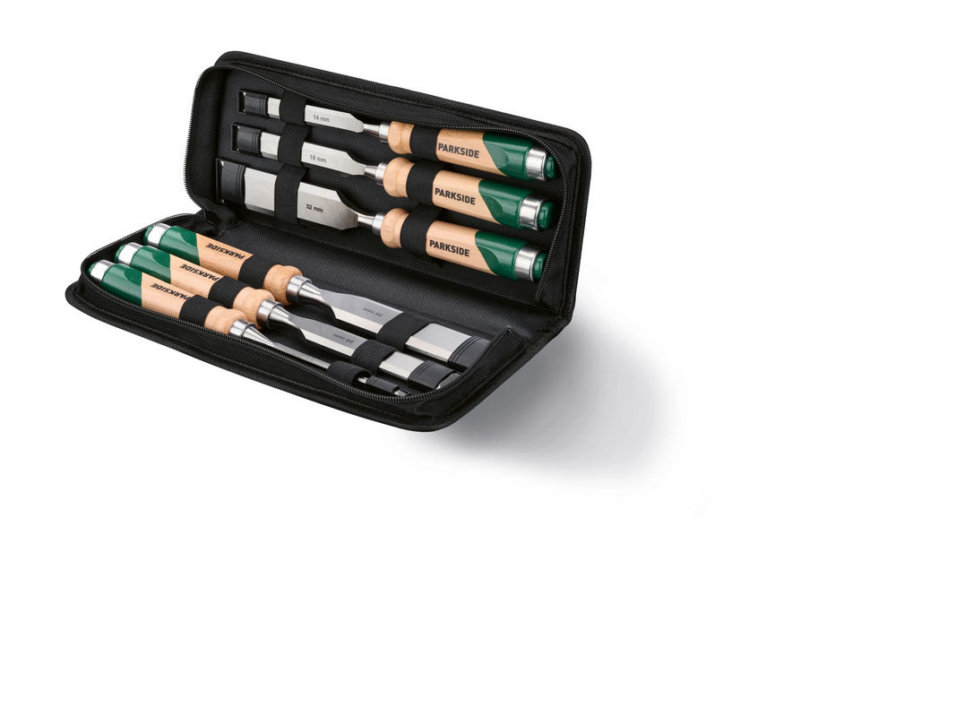 Parkside Stechbeitel-Set aus Edelstahl, 6-teilig, Multicolor - Bild 3