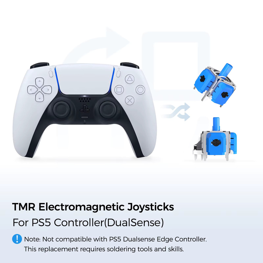 AKNES HALLPI TMR Elektromagnetischer Joystick als Ersatzteil für Nintendo Switch Pro, PS5, PS4 und Xbox Series Controller - Bild 2