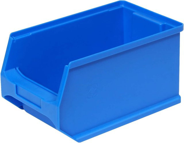 BRB Profi Sichtboxen LB4 aus Kunststoff, blau, 20 Stück, B/T/H: 14,5 x 12,5 x 23,5 cm - Bild 1