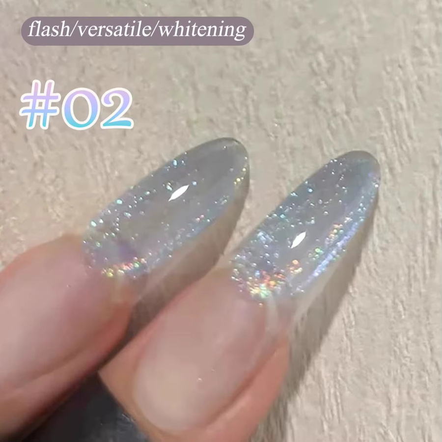 MISS SHAKA Magnetischer Gel-Nagellack, Regenbogen Aurora, 12 ml - Bild 3