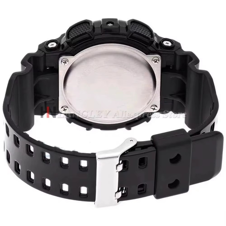 Uhrenarmband-Schnalle Metall, Schwarz, Unisex - Bild 5