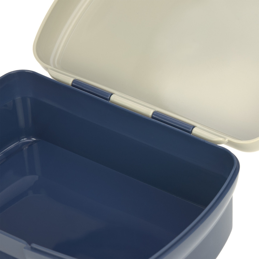 Lässig Lunchbox Cloud Blue mit Fächern aus Kunststoff und spülmaschinenfest - Bild 2