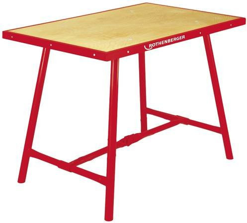 Rothenberger Werkbank Rohrschlosser klappbar, Rot, B/T/H: 100 x 70 x 83,5 cm - Bild 1