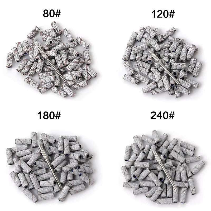 TFSCLOIN Mini Schleifbänder mit Bohrer Bits, 50 Stück, 3mm - Bild 2