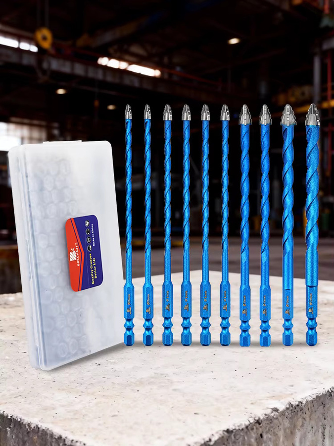 BRSCHNITT Spiralbohrer mit Hartmetallspitze für Holz, Kunststoff, PVC, Ziegel und Keramik, Durchmesser: 5,0 mm - Bild 7
